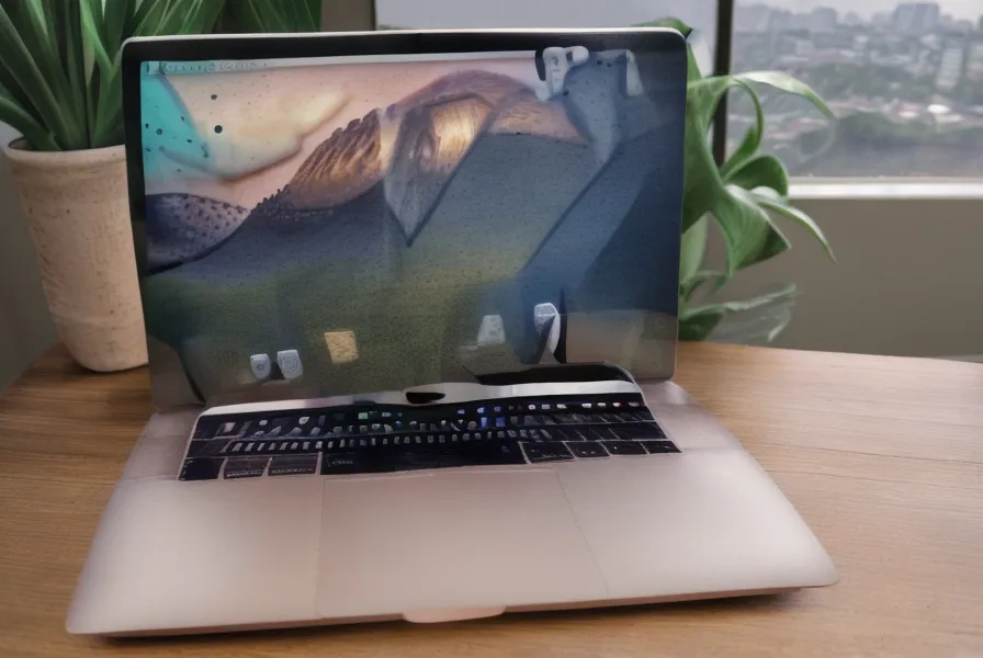 Lightroom-Grundkurs-Alternative für Illustratorinnen: Skizze und bearbeitetes Familienfoto im Vergleich auf dem MacBook